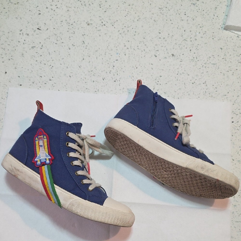 Mini Boden Canvas High Tops-Starboard Rocket 35